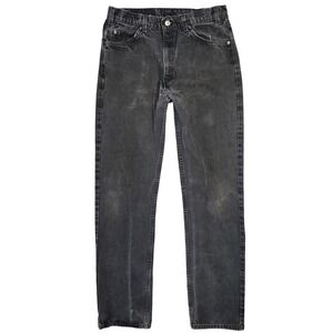 Vintage Levis 505 Jeans Mens 32 Orange Tab Straight Thrashed Grunge Punk Retro